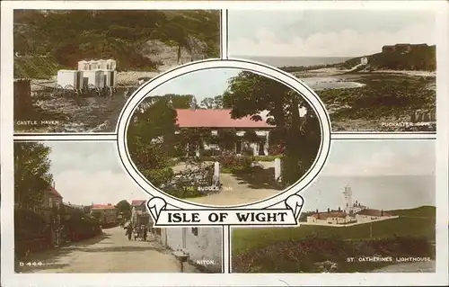 Isle of Wight UK Puckaster St. Chaterhines Lighthouse / Isle of Wight /Isle of Wight