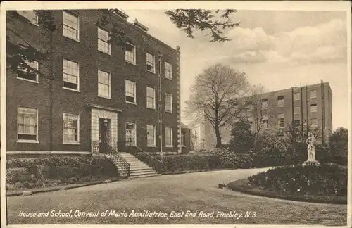 Finchley Church End House School Convent Marie Auyiliatrice Kat. Barnet