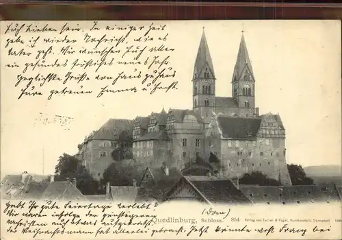 Quedlinburg Schloss Kat. Quedlinburg