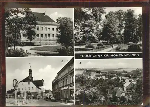 Teuchern Kr. Hohenmoelsen Ernst Thaelmann Park Str. d. Friedens  Kat. Teuchern