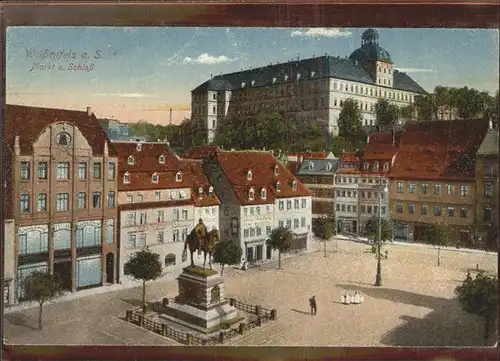 Weissenfels Saale Markt Schloss Kat. Weissenfels