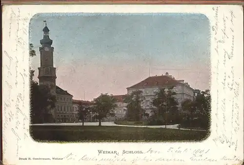 Weimar Thueringen Schloss / Weimar /Weimar Stadtkreis