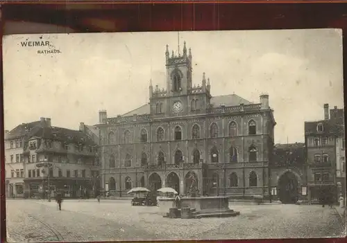 Weimar Thueringen Rathaus / Weimar /Weimar Stadtkreis