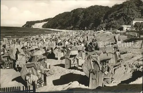 Goehren Ruegen Strandleben Strandkorb Kat. Goehren Ruegen