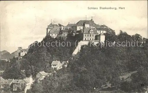 Blankenburg Harz Schloss Kat. Blankenburg