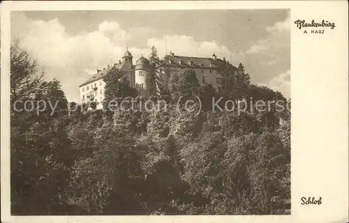 Blankenburg Harz Schloss Kat. Blankenburg