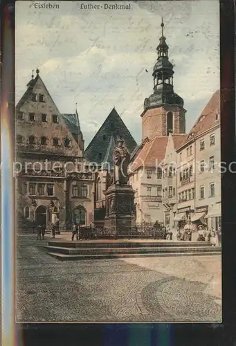 Eisleben Luther Denkmal Kat. Eisleben