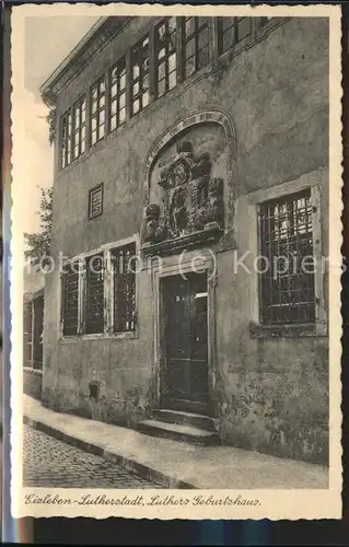 Eisleben Luthers Geburtshaus Kat. Eisleben