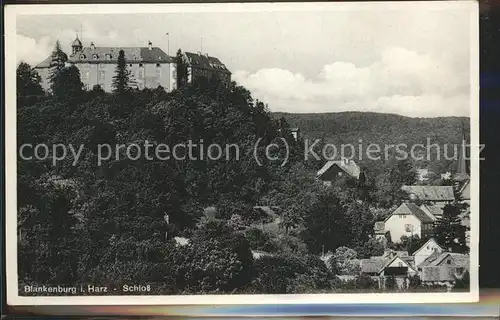 Blankenburg Harz Schloss Kat. Blankenburg