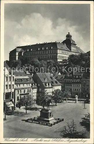 Weissenfels Saale Markt Schloss Augustusburg / Weissenfels /Burgenlandkreis LKR