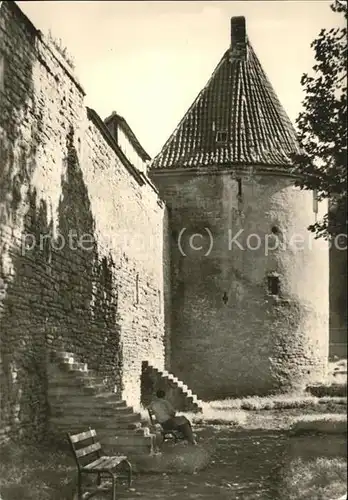 Zeitz Elster Wehrturm Stadtmauer Kat. Zeitz