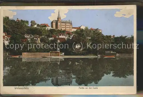 Weissenfels Saale An der Saale / Weissenfels /Burgenlandkreis LKR