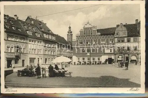 Weimar Thueringen Markt / Weimar /Weimar Stadtkreis