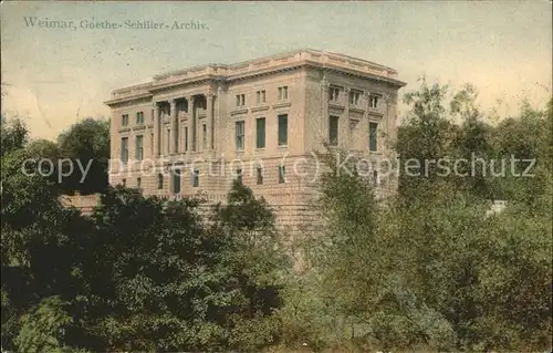 Weimar Thueringen Goethe Schiller Archiv / Weimar /Weimar Stadtkreis