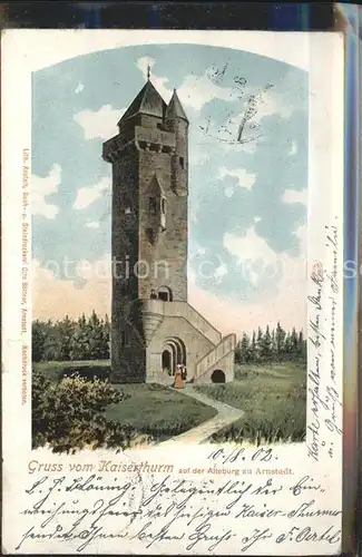 Arnstadt Ilm Kaiserturm Alteburg / Arnstadt /Ilm-Kreis LKR