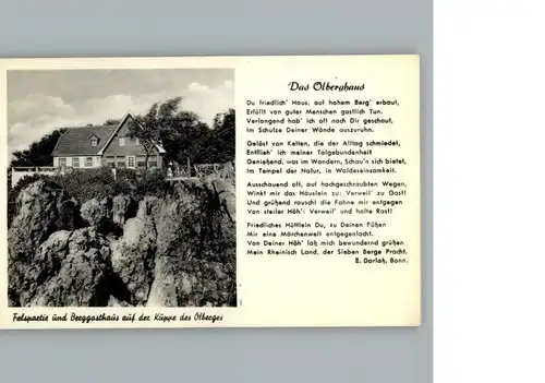 Koenigswinter Gasthaus  Das Oellberghaus / Koenigswinter /Rhein-Sieg-Kreis LKR