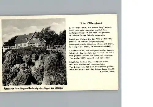 Koenigswinter Gasthaus Das Oelberghaus / Koenigswinter /Rhein-Sieg-Kreis LKR