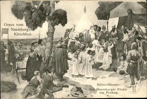 Naumburg Saale Kirschfest Mueller Muenster Naumburger Kinder Prokop Kat. Naumburg