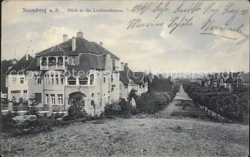 Naumburg Saale Louisenstr.  Kat. Naumburg