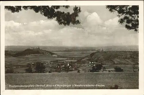 Ohrdruf Truppenuebungsplatz Wanderslebener Gleiche Kat. Ohrdruf