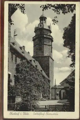 Ohrdruf Schlosshof Ehrenstein Kat. Ohrdruf