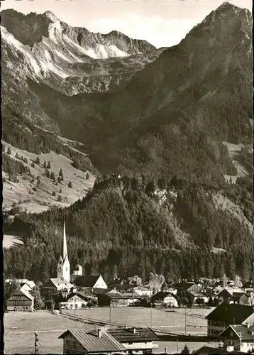 Fischen Allgaeu mit Nebelhorn und Rubihorn Kat. Fischen i.Allgaeu