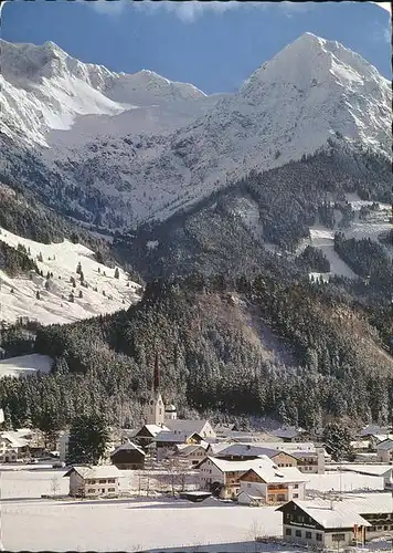 Fischen Allgaeu mit Nebelhorn und Rubihorn Kat. Fischen i.Allgaeu