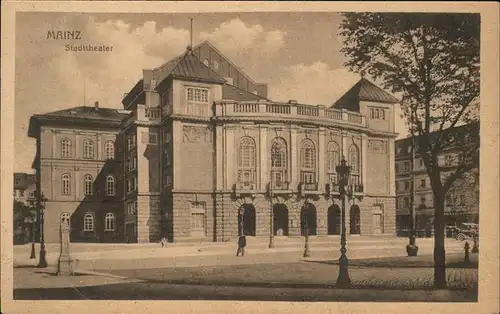 Theatergebaeude Mainz Stadttheater Kat. Gebaeude