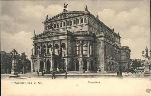 Opergebaeude Frankfurt am Main Opernhaus  Kat. Gebaeude