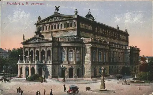 Opergebaeude Frankfurt am Main Opernhaus Kat. Gebaeude