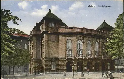 Theatergebaeude Mainz Stadttheater Kat. Gebaeude