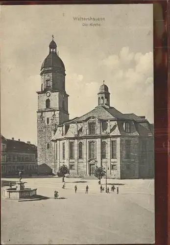 Waltershausen Gotha Die Kirche Kat. Waltershausen