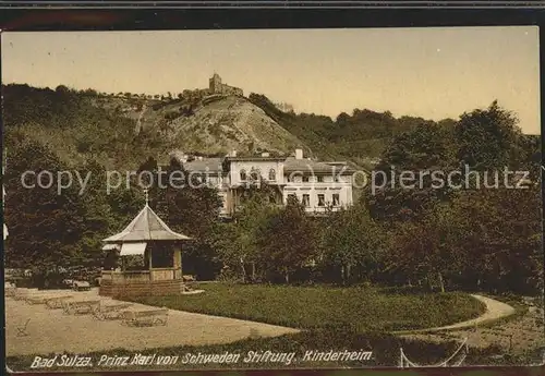 Bad Sulza Kinderheim Prinz Karl von Schweden Stiftung Kat. Bad Sulza