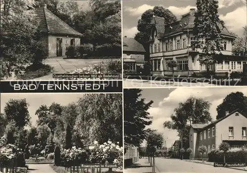 Bad Tennstedt Goethehaeuschen Kurhaus Rosengarten Haus Freundschaft Kat. Bad Tennstedt