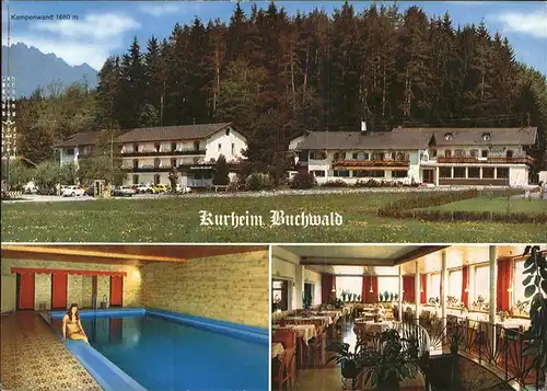 Feldwies Kurheim Buchwald Hallenbad Kampenwand Chiemgauer Alpen Kat. uebersee