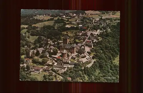 Burg Wupper Fliegeraufnahme Schloss Burg Kat. Solingen