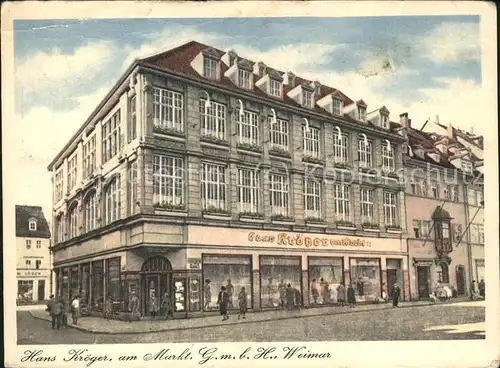 Weimar Thueringen Hans Kroeger Markt GmbH Modehaus / Weimar /Weimar Stadtkreis