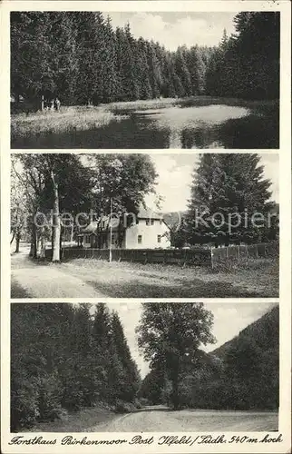 wx70575 Ilfeld Suedharz Forsthaus Birkenmoor Kategorie. Ilfeld Suedharz Alte Ansichtskarten