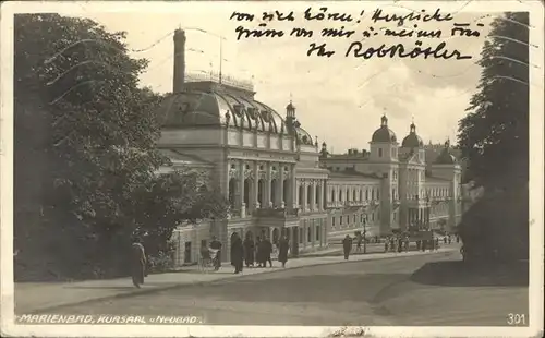 Marienbad Tschechien Kursaal und Neubad Boehmen Kat. Marianske Lazne