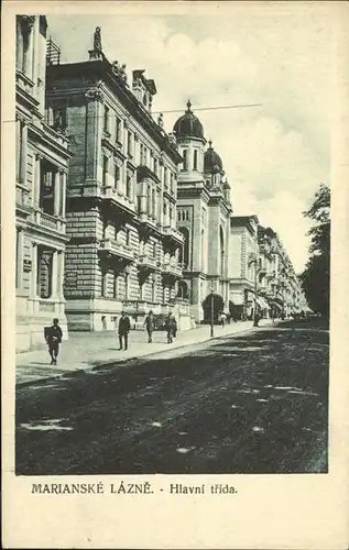 Marienbad Tschechien Hlavni trida Marianske Lazne Boehmen Kat. Marianske Lazne