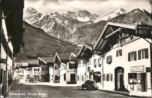 Mittenwald Bayern Mittenwald Tiroler Berge * / Mittenwald /Garmisch-Partenkirchen LKR