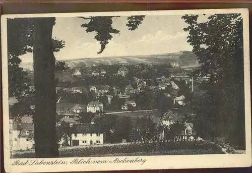 Bad Liebenstein Blick vom Aschenberg Kat. Bad Liebenstein