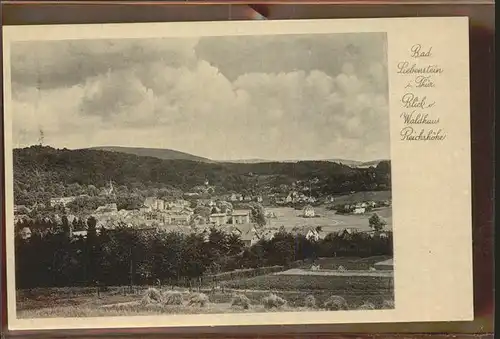 Bad Liebenstein Panorama mit Waldhaus Reichshoehe Kat. Bad Liebenstein