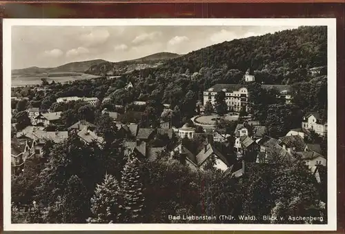 Bad Liebenstein Blick vom Aschenberg Kat. Bad Liebenstein