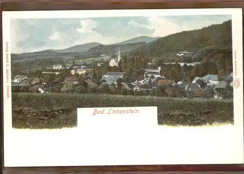 Bad Liebenstein Panorama Kat. Bad Liebenstein