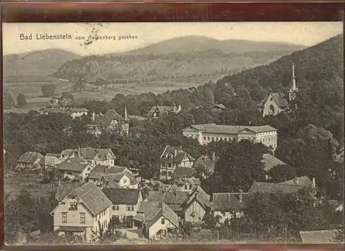 Bad Liebenstein Blick vom Aschenberg Kat. Bad Liebenstein