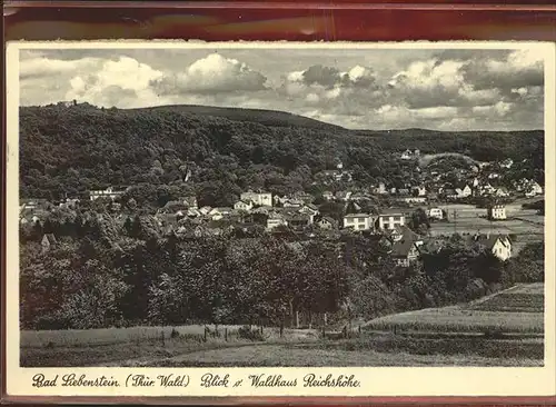 Bad Liebenstein Panorama mit Waldhaus Reichshoehe Kat. Bad Liebenstein