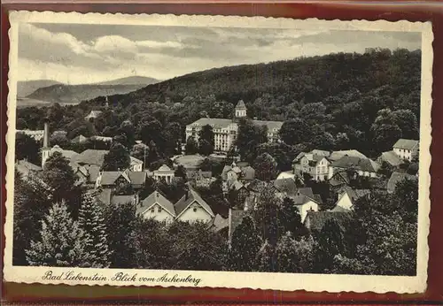 Bad Liebenstein Blick vom Achenberg Kat. Bad Liebenstein