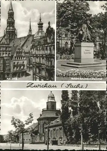 Zwickau Robert Schumann Denkmal Dom Staedt. Museum Kat. Zwickau