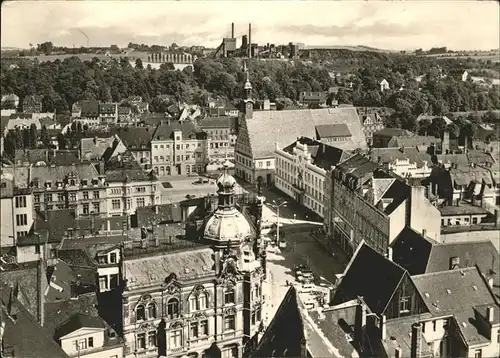 Zwickau Dom Hauptmarkt Flugaufnahme Kat. Zwickau